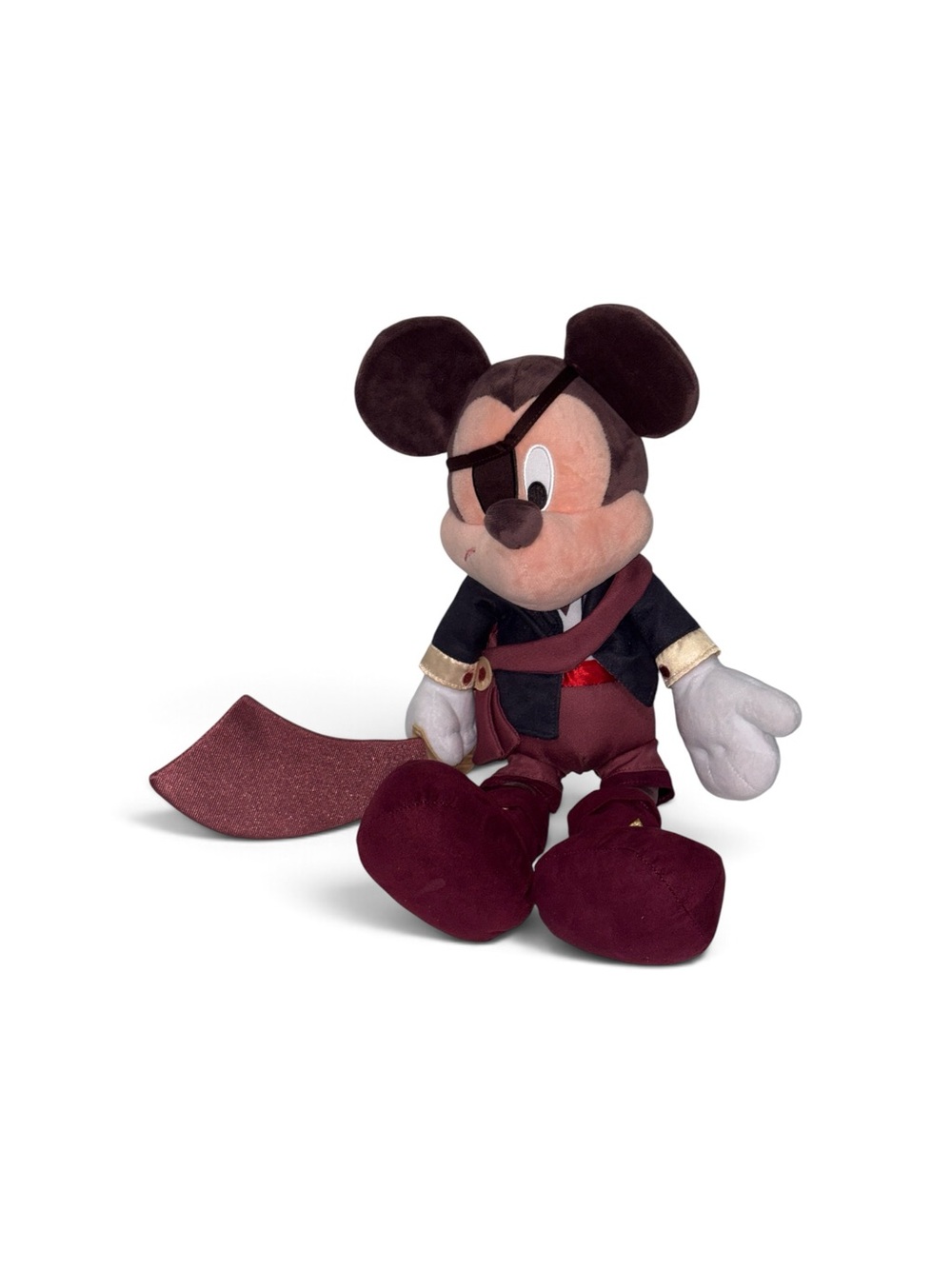 Disney Store Mickey Mouse Pirates Of The Caribbean 17.5” Plush